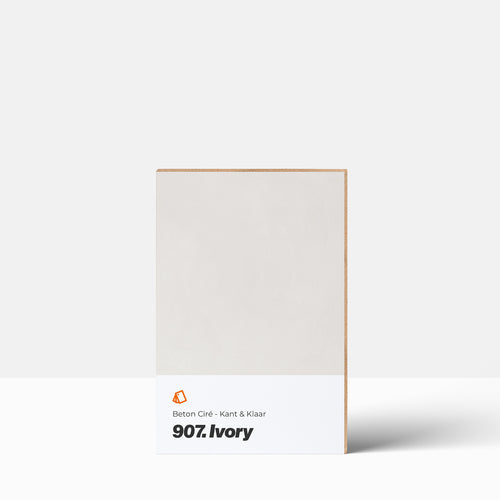 Beton Ciré kleurstaal | Kant & Klaar: 907. Ivory