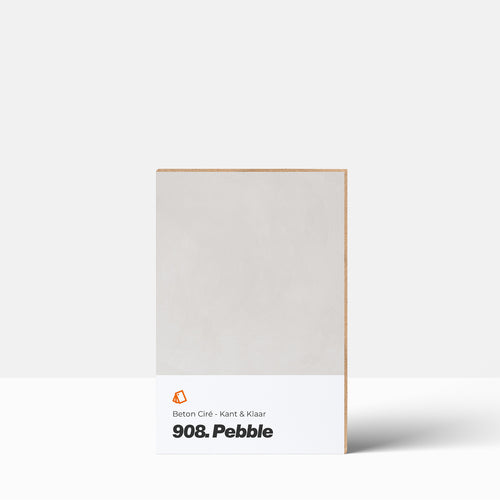 Beton Ciré kleurstaal | Kant & Klaar: 908. Pebble