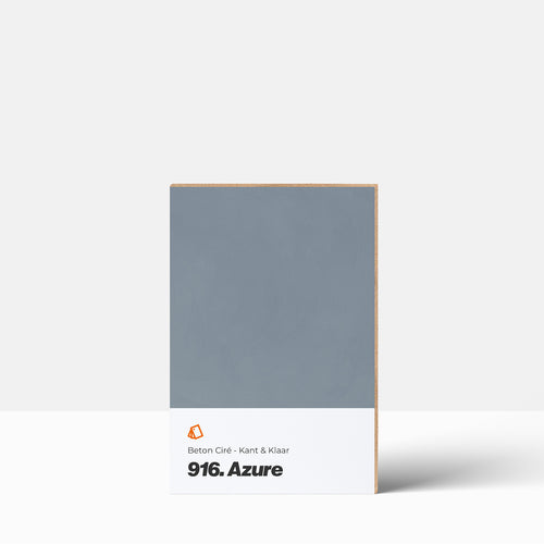 Beton Ciré kleurstaal | Kant & Klaar: 916. Azure