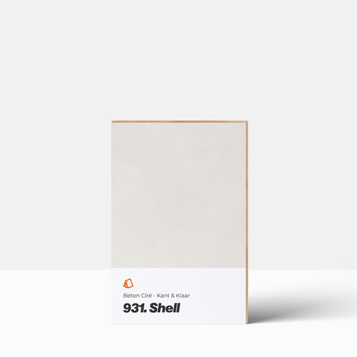 Beton Ciré kleurstaal | Kant & Klaar: 931. Shell