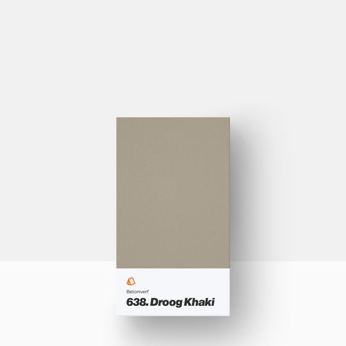 Betonverf kleurstaal | 638. Droog Khaki