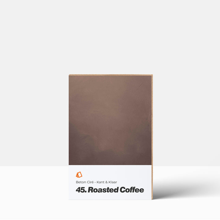 Beton Ciré kleurstaal | Kant & Klaar: 45. Roasted coffee Betonstunter