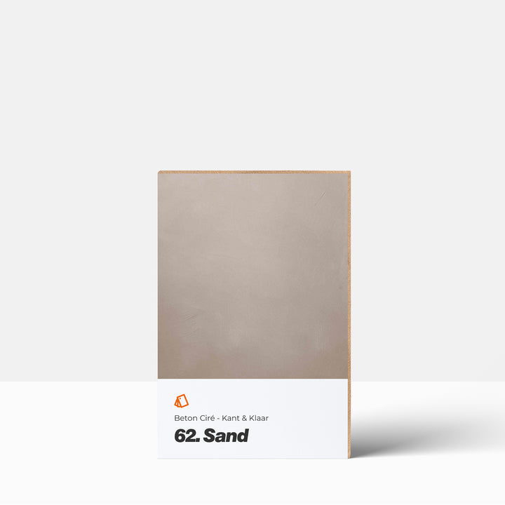 Beton Ciré kleurstaal | Kant & Klaar: 62. Sand Betonstunter