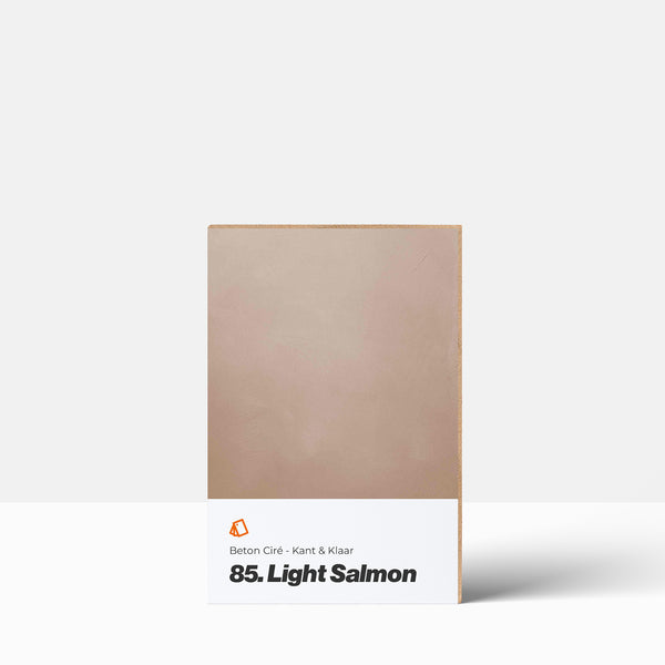 Beton Ciré kleurstaal | Kant & Klaar: 85. Light Salmon Betonstunter