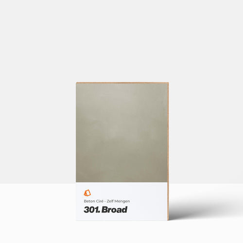 Beton Ciré kleurstaal | Zelf Mengen: 301. Broad