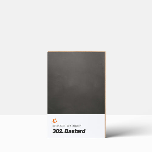 Beton Ciré kleurstaal | Zelf Mengen: 302. Bastard
