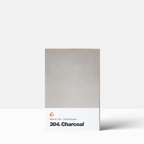 Beton Ciré kleurstaal | Zelf Mengen: 304. Charcoal