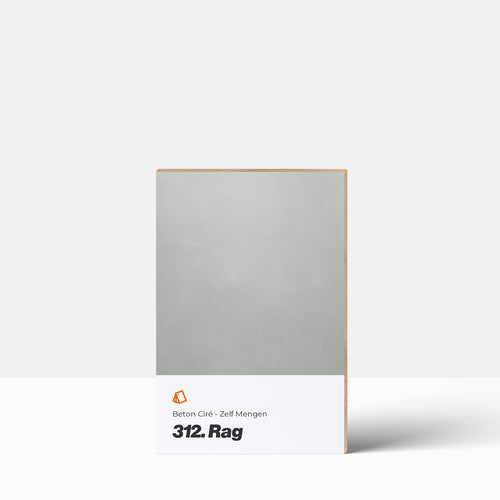 Beton Ciré kleurstaal | Zelf Mengen: 312. Rag