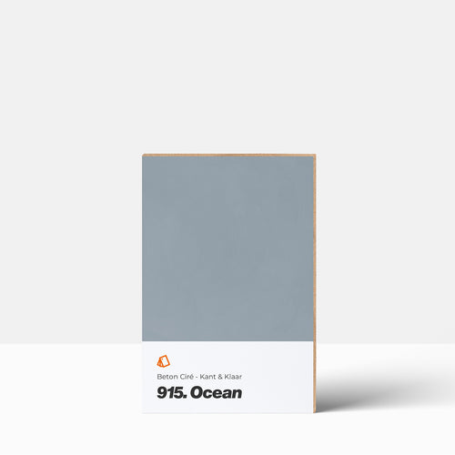 Beton Ciré kleurstaal | Kant & Klaar: 915. Ocean