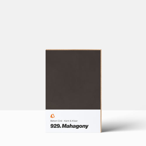 Beton Ciré kleurstaal | Kant & Klaar: 929. Mahogany