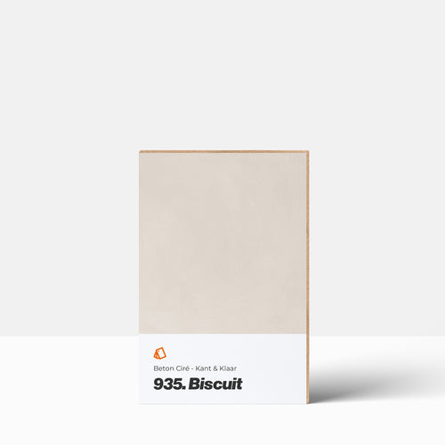 Beton Ciré kleurstaal | Kant & Klaar: 935. Biscuit