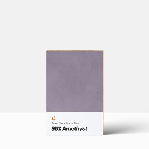 Beton Ciré kleurstaal | Kant & Klaar: 957. Amethyst