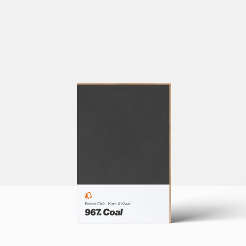 Beton Ciré kleurstaal | Kant & Klaar: 967. Coal