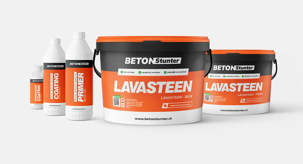 Lavasteen Gietvloer - Pakketten