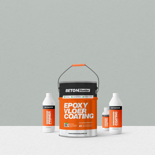 Epoxy Vloercoating pakket | 2K: Lichtgrijs / RAL 7035