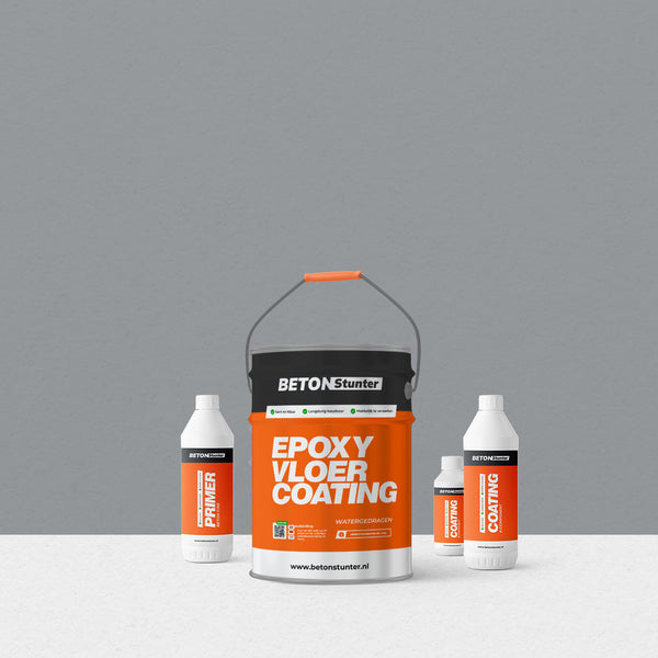 Epoxy Vloercoating pakket | 2K: Venstergrijs / RAL 7040