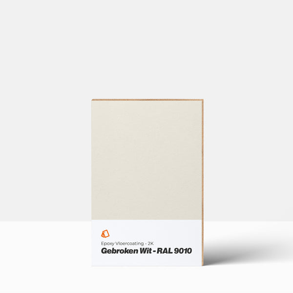 Epoxy Vloercoating kleurstaal | 2K: Gebroken Wit / RAL 9010
