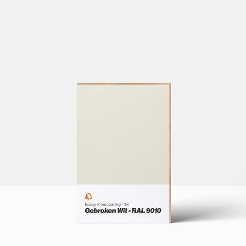 Epoxy Vloercoating kleurstaal | 2K: Gebroken Wit / RAL 9010