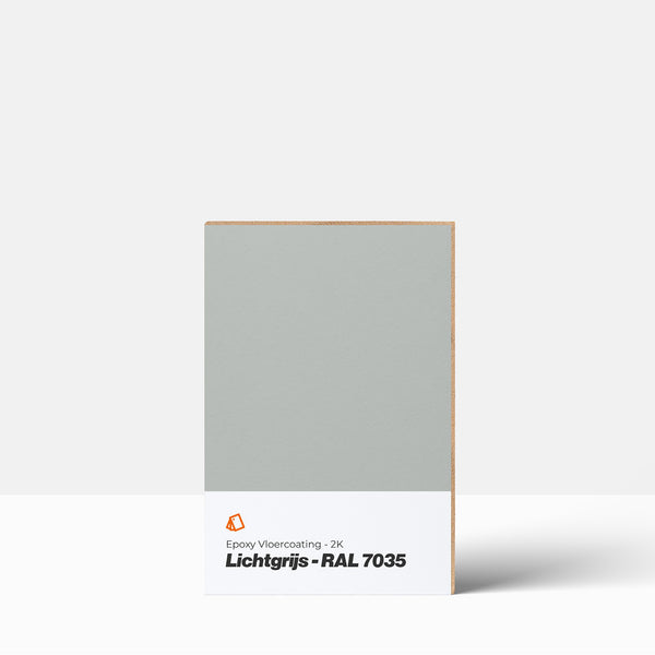 Epoxy Vloercoating kleurstaal | 2K: Lichtgrijs / RAL 7035