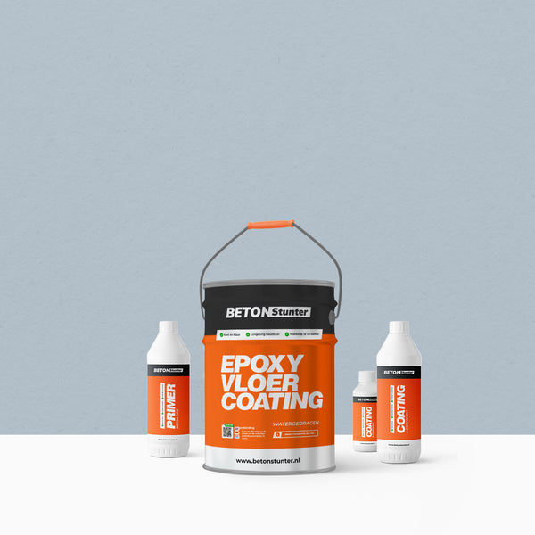 Epoxy Vloercoating pakket | 2K: Middelblauw